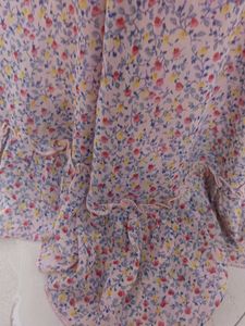 A Beautiful Floral Print Frock
