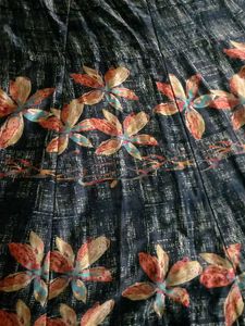 Floral Print Midi Skirt