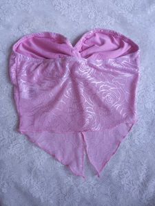 SHEIN Y2K Pink Tube Top