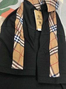 Burberry Black Polo Shirt