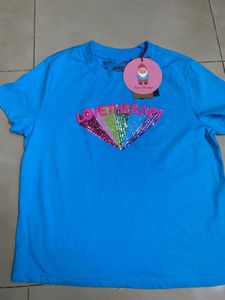 Girls Sequin Imported Top (13-14)