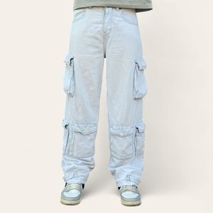 Light Blue Cargo Jeans