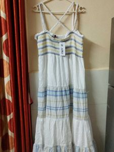 Zudio Cute White Sundress