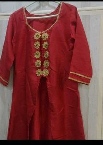 Long Kurti Style Shrug For Festive Wear