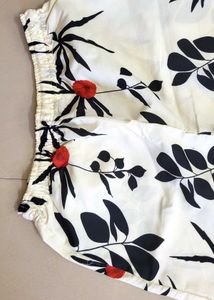 Floral Print Crop Pants