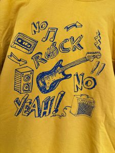 Yellow Graphic Hoodie