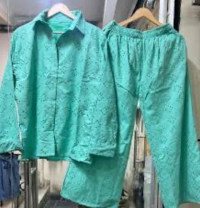 Green Lace Co-ord Set