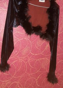 Velvet Fur Shrug