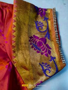 Beautiful Stone Work Pattu  Blouse For Women