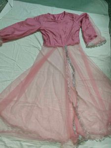 Pink Lehenga Top