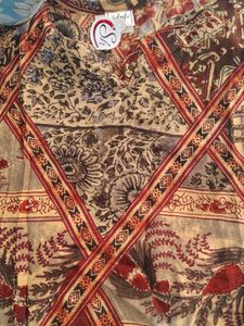 Vintage Patchwork Print Dress