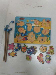 🐟 Magnetic Wooden Fish Puzzle Toy🐟
