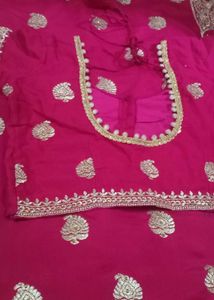 A New Beautiful Rose Colour Chiffon Saree 🤩💖