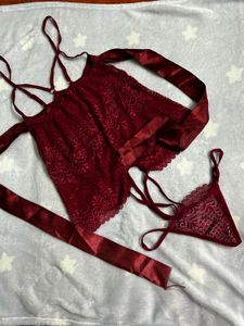 Red Lace Lingerie