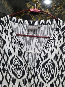 Black And White Tunic