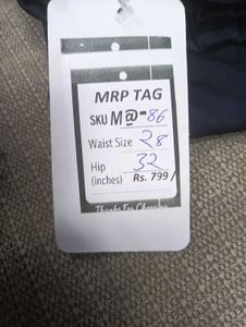 M@86 Size-28 Stylish Navy Blue Joggers