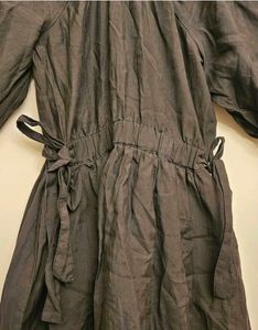 ZARA Black Tie-up Dress (Women&#39;s)