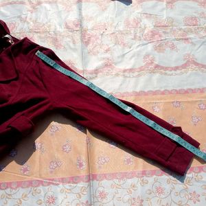 Women’s Maroon Winter Coat |