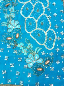 Full Embroidered Saree For Festival