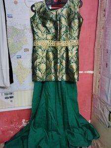 Green 💚 Fancy Lehenga Choli Set