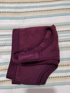 Burgundy Sports Bra