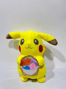 Pikachu Plushie with Basket