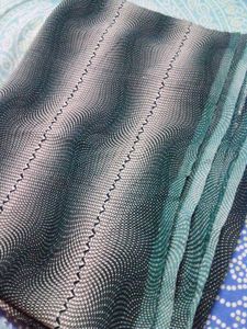 Dark Green Dress Material.