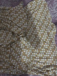 Patterned Blouse Top