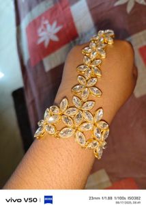 Statement Floral Hand Harness Ring