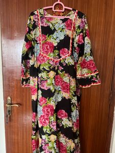 Floral Print Kurta