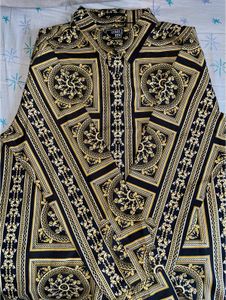 Fashionable Gold Print Luxury