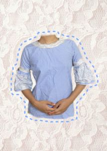 Blue White Stripped Top