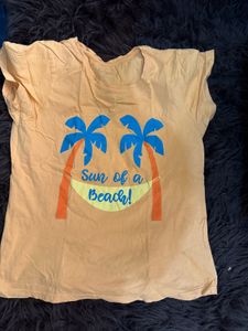 Clovia Cute 'Sun of a Beach!' Tee