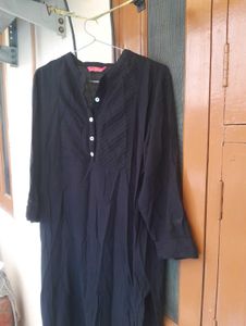 Black solid kurta 💕
