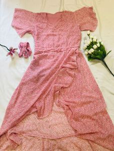 Pink Ruffle Dress