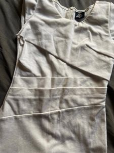 White Bodycon Mini Dress