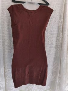 Brown Sleeveless Top