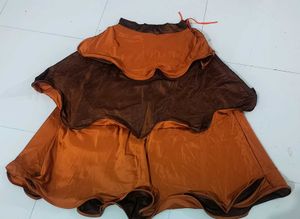 Unique Brown &amp; Orange Skirt For Womens