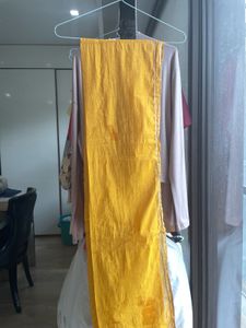 Yellow Geometric Print Kurti