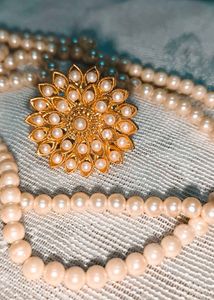 🎁Buy 2 Get 1 Free 🎁Pearl & Gold Ring