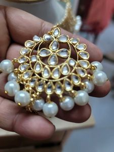 Kundan Pearl Neck Piece
