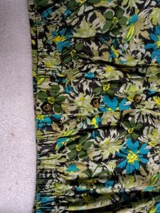 Floral Print Crop Top