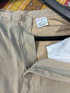 Beige Corduroy Pants