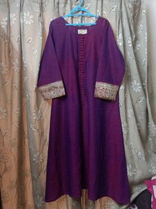 Purple Button-Down Tunic