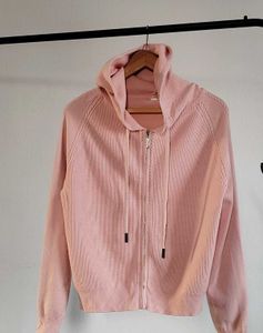 Pink Hoodie Zip-Up