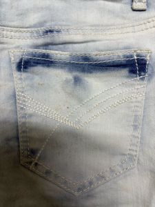 Micro Mini Tie-Dye Denim Shorts