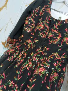 embroydary long kurti