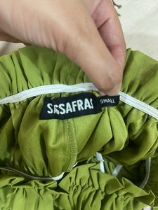 Green Ruched Top
