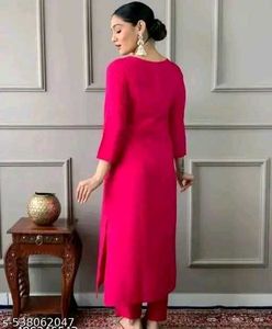 Latest New Kurti Dupatta And Bottom Set