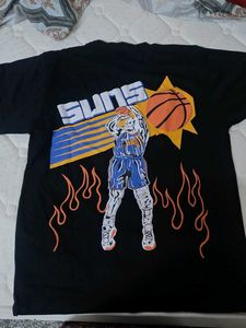 Black Printed Tshirt